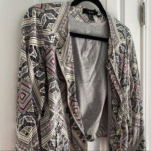 Forever 21 Aztec Bomber Jacket